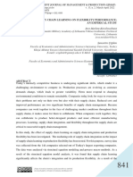 The Effect of Supply Chain Learning On Flexibility Performance - An Empirical Study