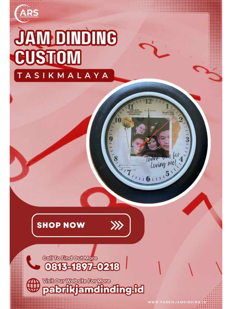 Jam Dinding Custom Sukanagalih | PDF