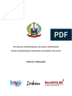 Admin Sekolah: Petunjuk Penggunaan Aplikasi Simpegdik Dinas Pendidikan Provinsi Sulawesi Selatan