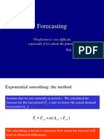 Exponential Smoothing