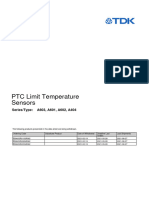 PTC Sensors SMD Chips Standard