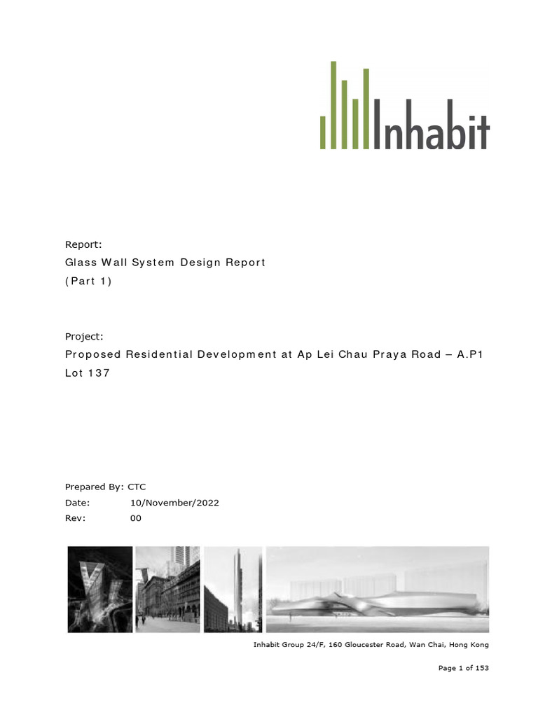Aluminum Glass Wall System Design | PDF | Young's Modulus | Strength Of ...