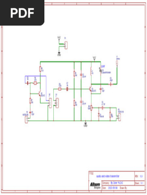 Schematic - Audio Video TV Transmitter - 2023-09-08 | PDF