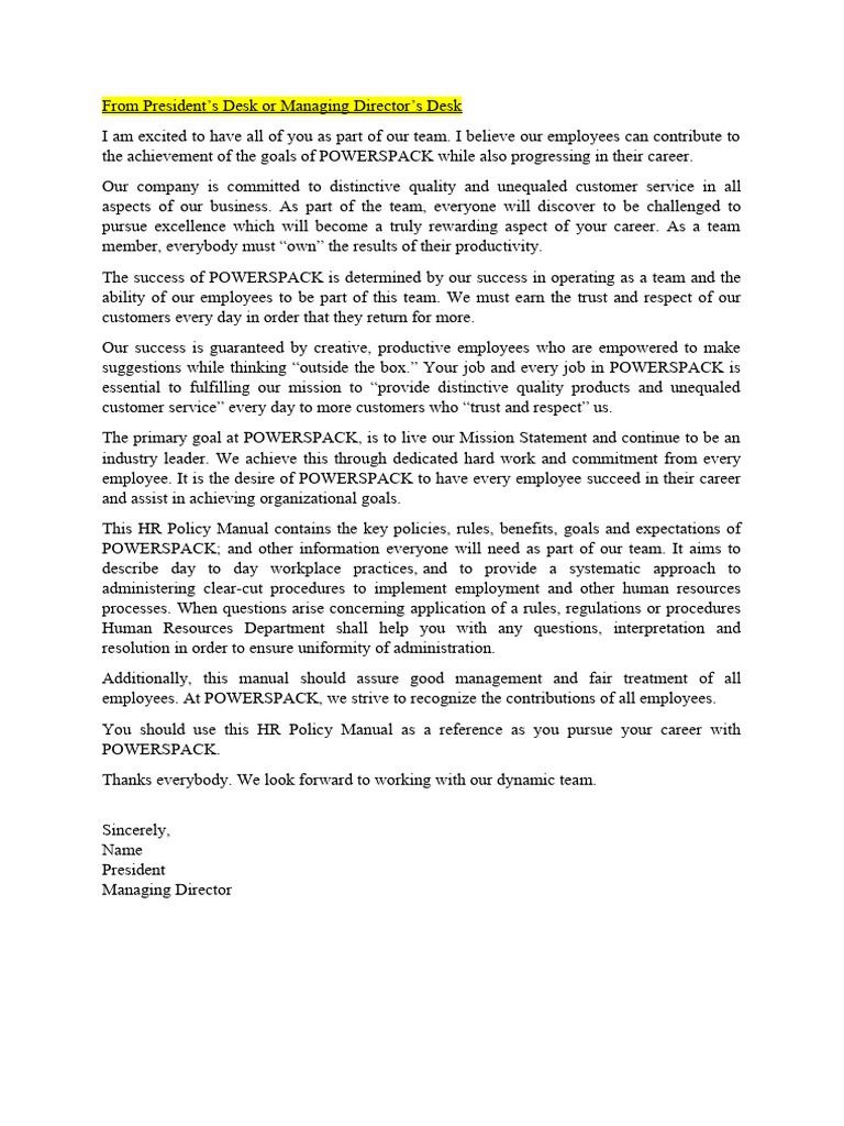 From President' Desk & Welcome Note | PDF