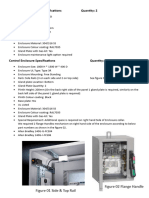 Electrical Enclosure Specifications