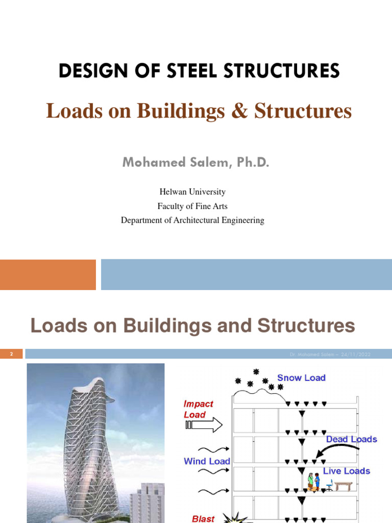 Loads on Steel Structures Design | PDF