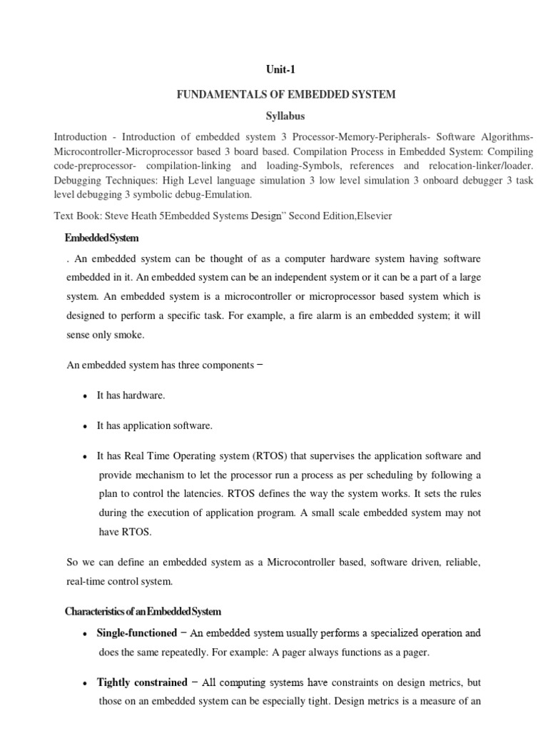Es unit 1 pdf embedded system library computing 