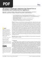 The Impact of Hydrogen Admixture Into Natural Gas On Residential and Commercial Gas Appliances