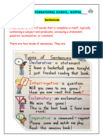 WS - Kinds of Sentences