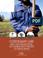 Customary Law 2014
