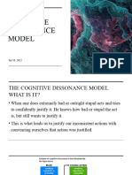 The Cognitive Dissonance Model