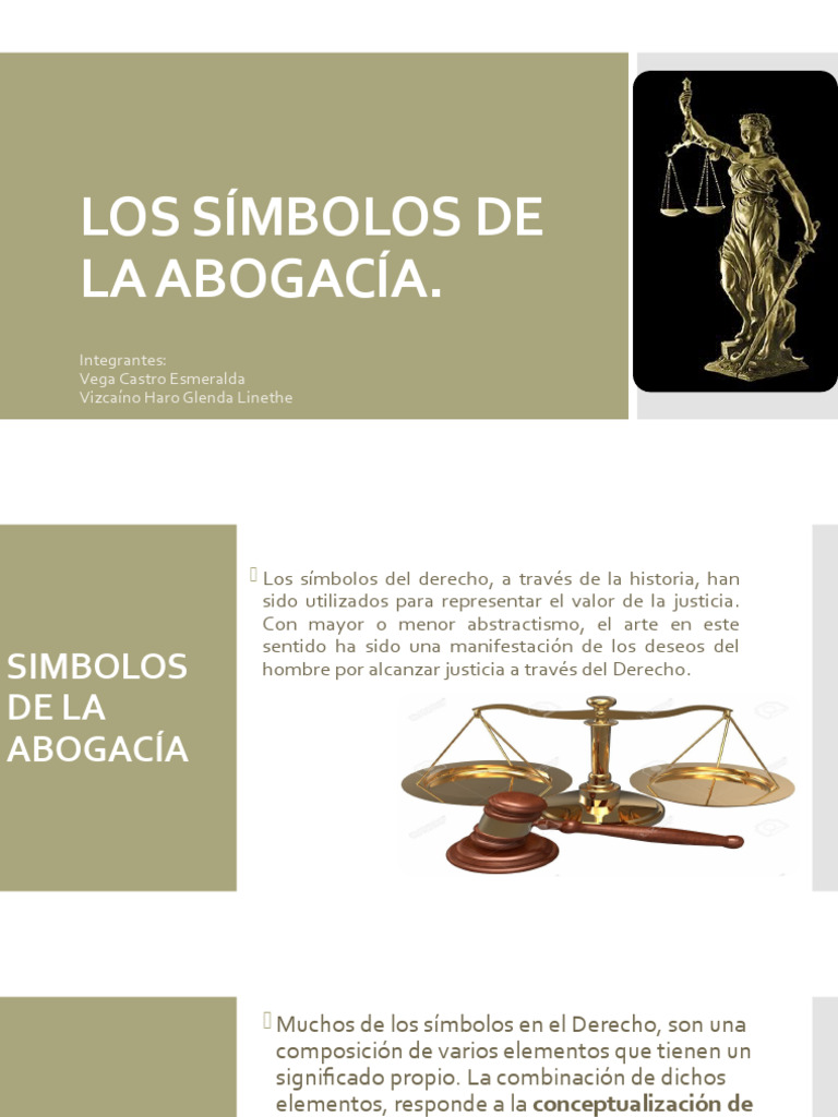 Los Símbolos de La Abogacía | PDF | Justicia | Crimen y violencia