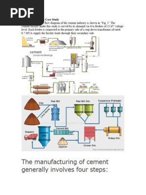 Cement Manufacturing Process Overview | PDF | Science & Mathematics
