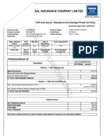 Tata AIG Motor Premium Quote 3184 QT 23 6208605323