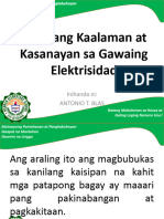Batayang Kaalaman at Kasanayan Sa Gawaing Elektrisidad