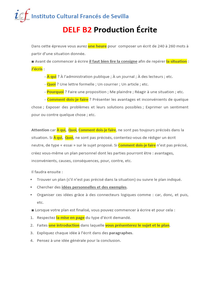 delf-b2-PE-méthodologie 2222 | PDF | Évolution de carrière