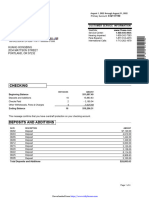 Bank Statement Template 20