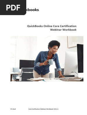 QuickBooks Online Core Certification Workbook V22.4.1