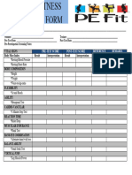 PFT Assessment Form