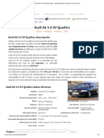 Audi A6 3.0 5V Quattro 2001 - 2004 datos técnicos