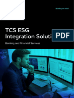 Sustainable Finance Esg Integration Solution