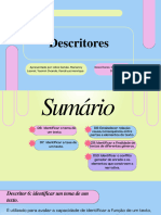 Apresentação de Projeto Retrô Circular Colorido