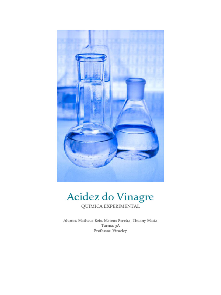 Acidez Do Vinagre | PDF