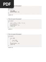 Quiz III Solutions