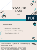 Monsanto Case - Group 2