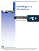 Long Intl Differing Site Conditions