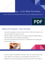 Black Tea Marketing Strategy