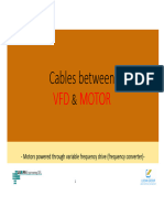 Cables VFD-motor