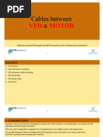 Cables VFD Motor