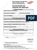 Formulario - Solicitacao de Requisicao de Servicos - 2020