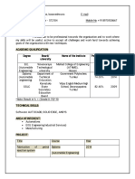 Thontadharya CV