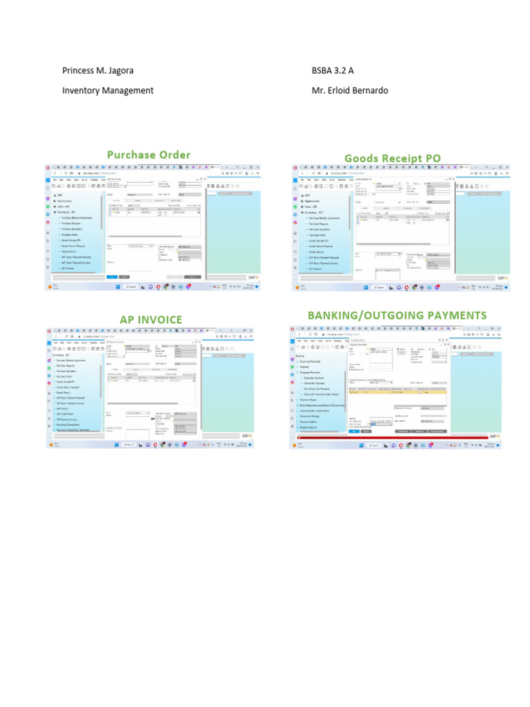 Inventory Management and Payments Guide | PDF