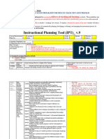 Instructional Planning Tool IPT v.10