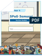 Year 4 SPaG Samurai Revision Booklet