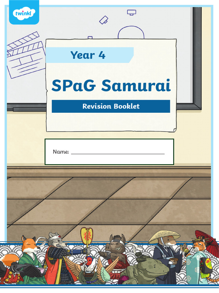 Year 4 SPaG Samurai Revision Booklet | PDF | Grammatical Tense | Adverb