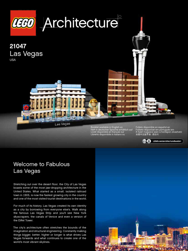 LEGO Las Vegas Set 21038 Instructions