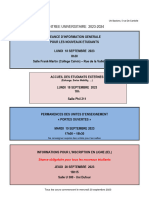 Seances Generales Rentree 2023