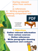 ENGLISH 5 Q2 WEEK 6 Gathering Relevant Information From Various Sources, Online References by Sir Rei Marasigan