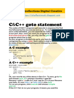 ADC - C&C++ Goto Statement