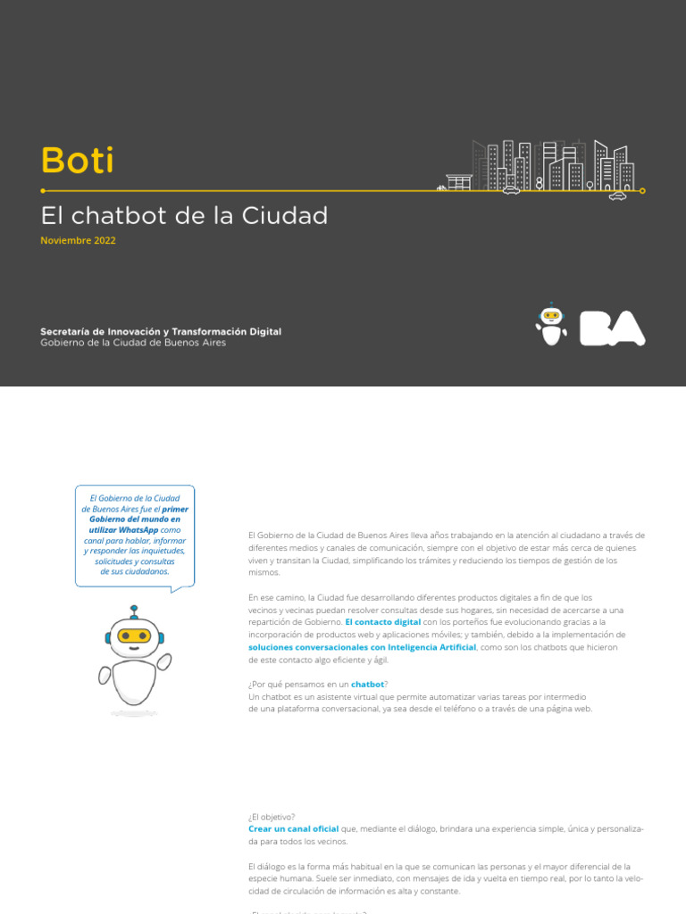 Boti ChatBot, Manual | PDF | Chat en linea | Informática