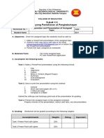 Worksheet 1 Making of PPT GEC TLE M111