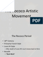 The Rococo Artistic Movement