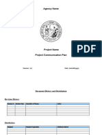 Project Management Plan Template 1