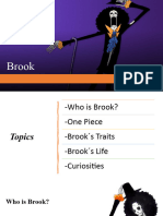 Apresentação 1°ano Brook One Piece