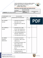 Instrumentos de Evaluación