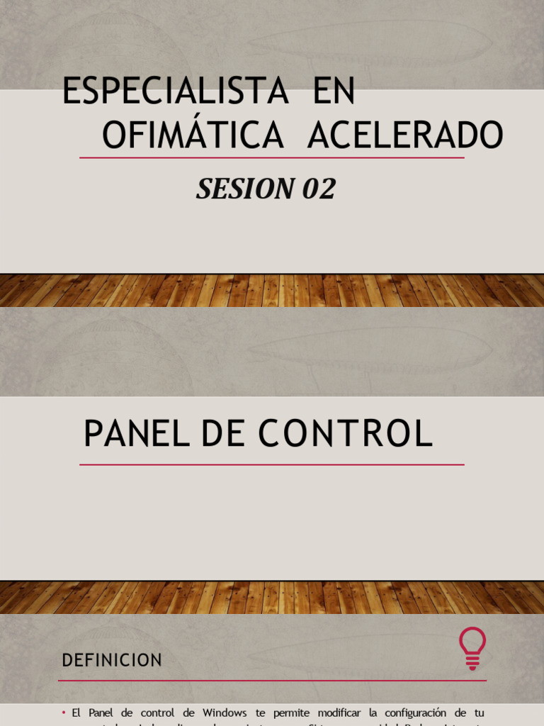 Clase 2.1 Panel de Control | PDF | Ventana (informática) | Archivo de ...